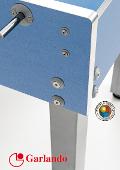 RONDELLA PLASTICA GARLANDO IN SILVER DIAM. 37,5 MM.