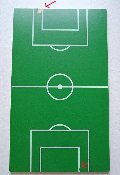 CAMPO GIOCO CON DIFETTO GARLANDO IN LAMINATO MIS.1225 X 722 X 14 MM.