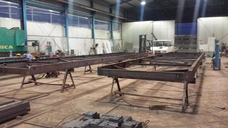 Strutture metalliche per pontili galleggianti Porto Nautico di Cecina Spa