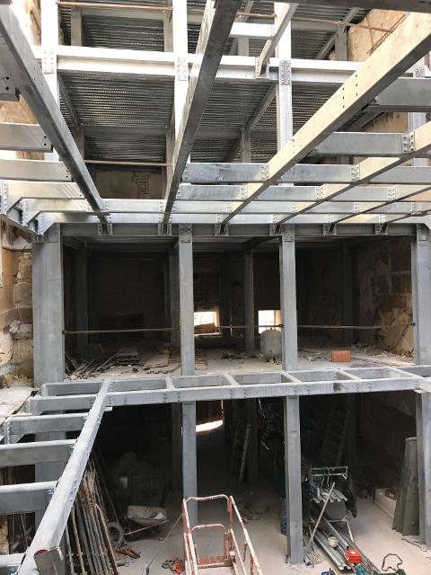 MA.CE.TRA. Spa Palazzina Metallica per civile abitazione centro storico Trapani