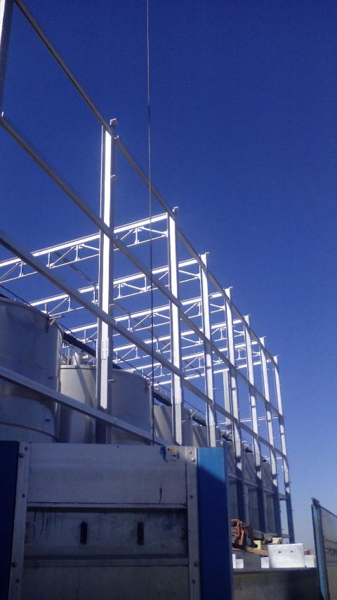 Cantine ERMES Gibellina TP Struttura Metallica per Capannone Coibentazione Silos