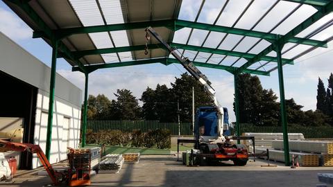 Gruppo Curaba srl Realizzazione tettoie metalliche Verniciate