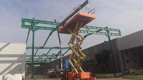 Gruppo Curaba srl Realizzazione tettoie metalliche Verniciate