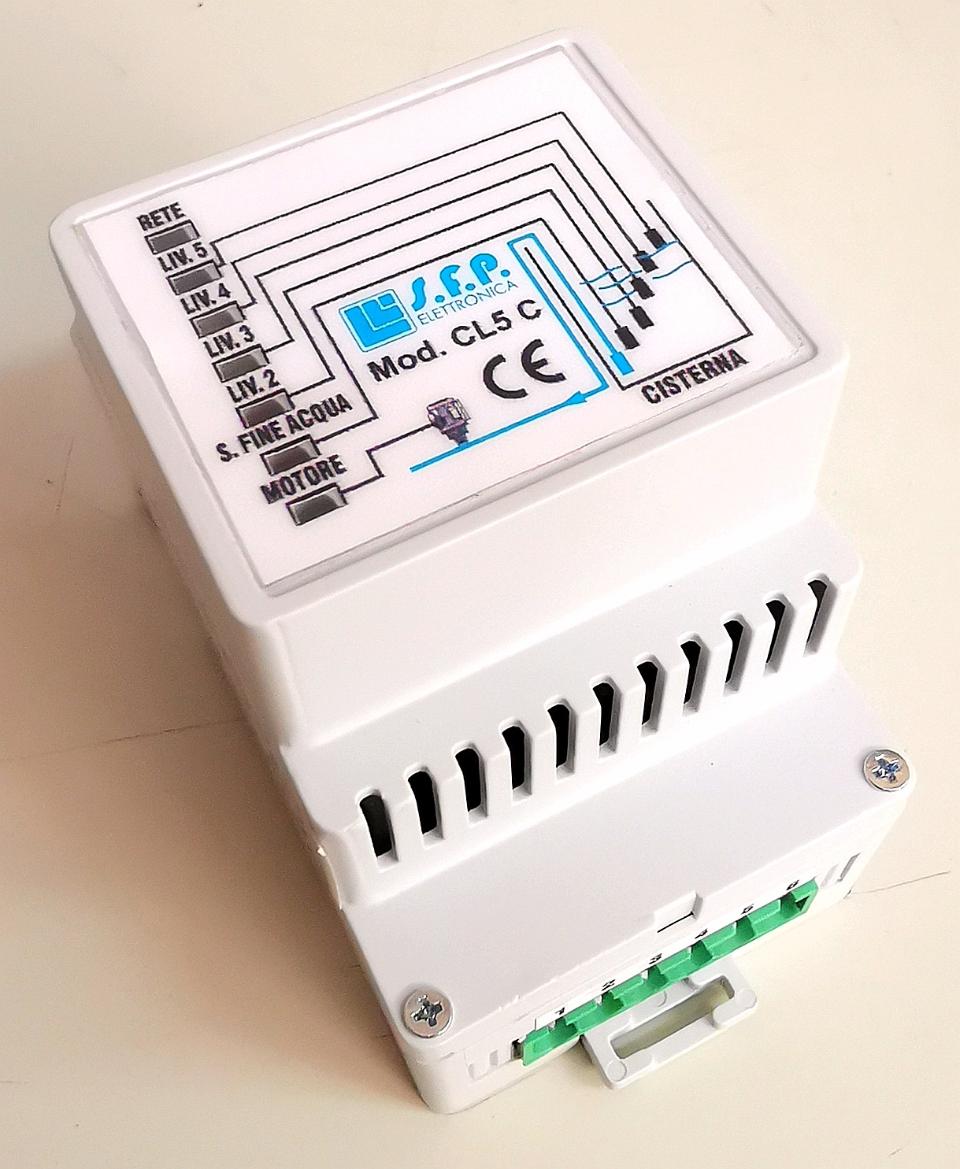 CENTRALINA DI COMANDO PER CONTROLLO DI LIVELLO- CL5C SFP Elettronica CL5C-CON EVENTUALI PERSONALIZZAZIONI DEL PRODOTTO ALLE TUE ESIGENZE.