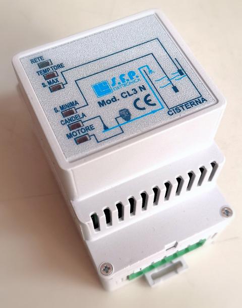 CENTRALINA DI COMANDO PER CONTROLLO DI LIVELLO - CL3N - 230V SFP Elettronica CL3N-CON EVENTUALI PERSONALIZZAZIONI DEL PRODOTTO ALLE TUE ESIGENZE.