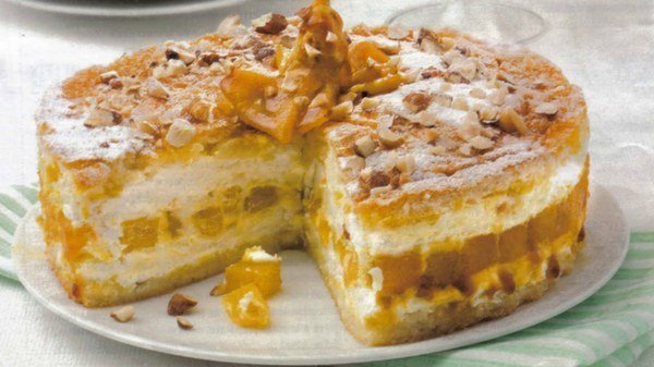 Torta con Pere allo Zafferano Ennese Oro Rosso di Sicilia