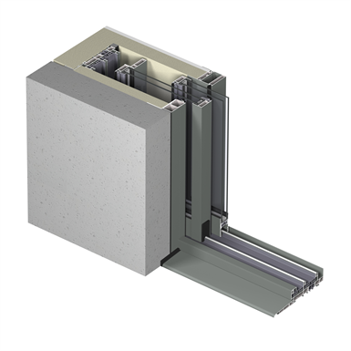 Porte e Finestre Scorrevoli nodo centrale slim  Reynaers CP 68