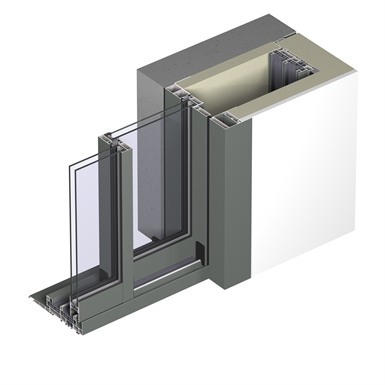 Porte e Finestre Scorrevoli nodo centrale slim  Reynaers CP 68