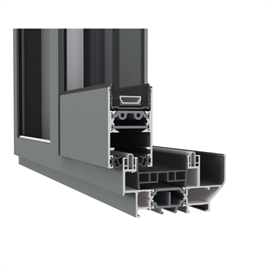 Porte e Finestre Scorrevoli nodo centrale slim  Reynaers CP 68