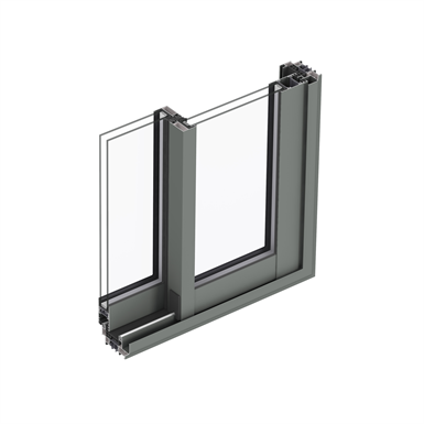 Porte e Finestre Scorrevoli nodo centrale slim  Reynaers CP 68