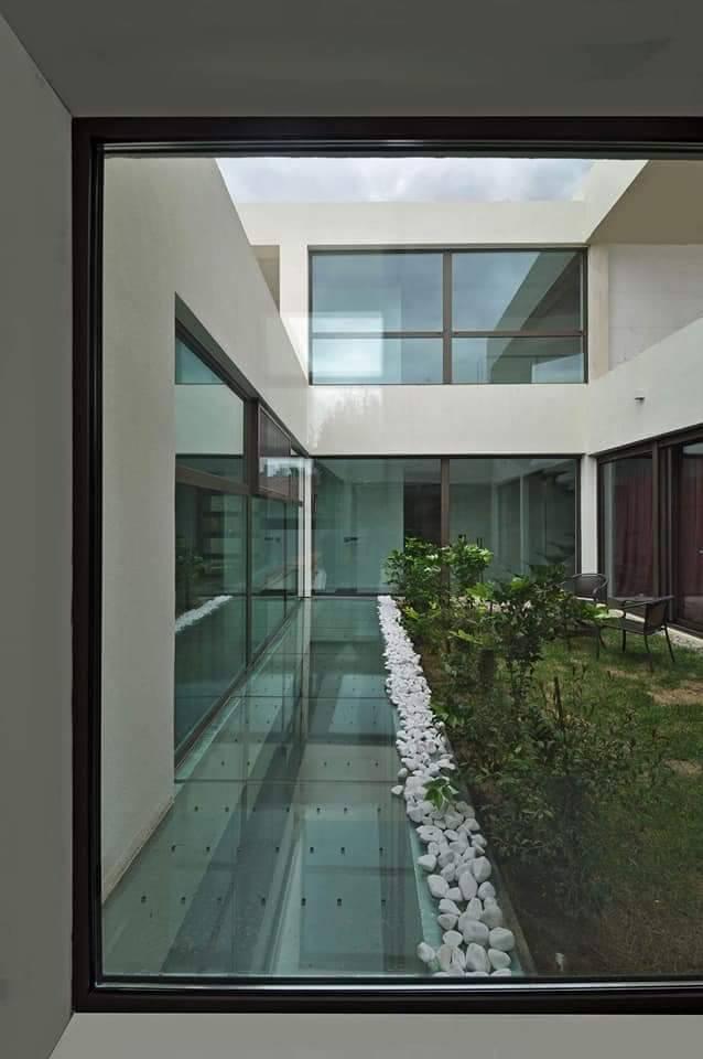 Villa privata Catania Infissi Alluminio Taglio Termico Reynaers