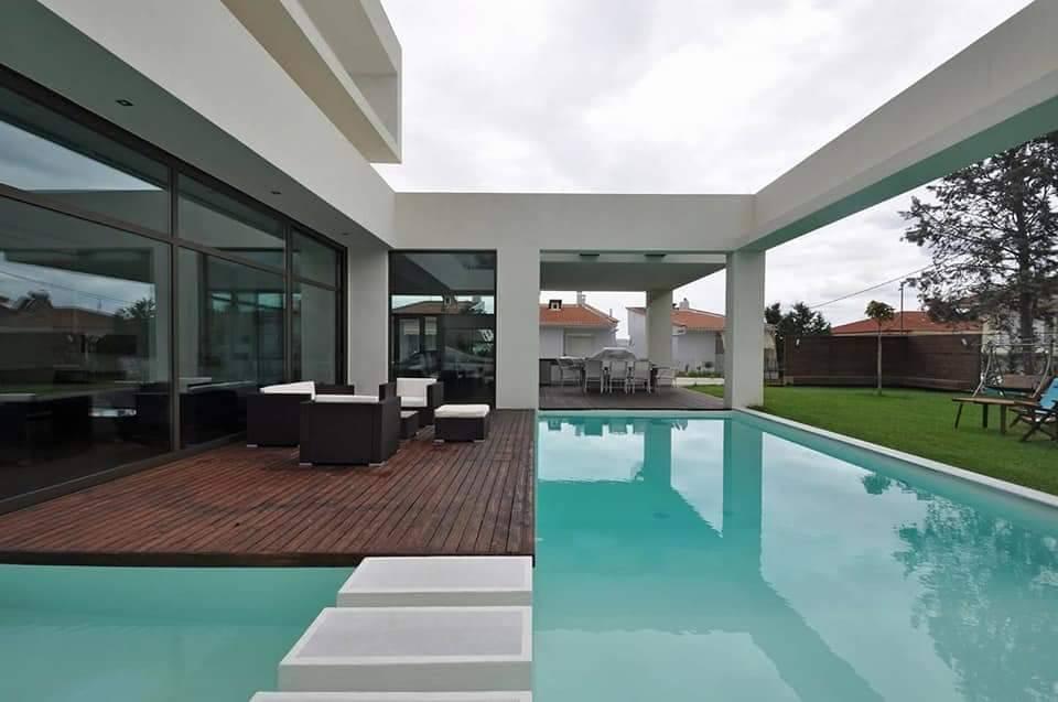 Villa privata Catania Infissi Alluminio Taglio Termico Reynaers