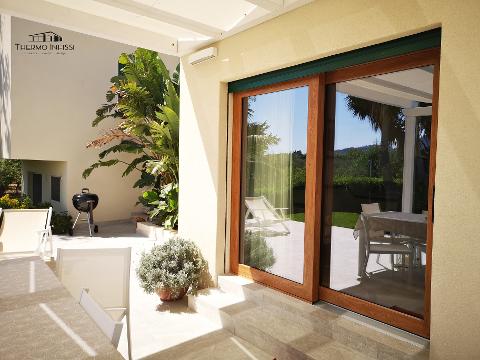 Villino Aspra ( Bagheria)  Infissi in PVC  Schuco Living Slide