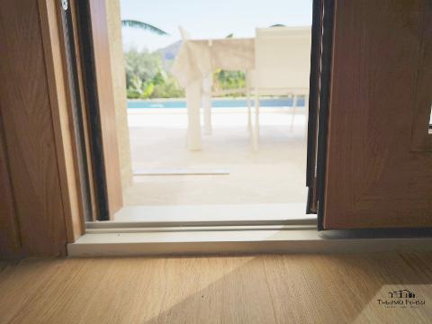 Villino Aspra ( Bagheria)  Infissi in PVC  Schuco Living Slide