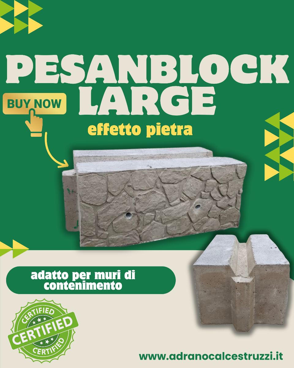 Pesanblock effetto pietra
