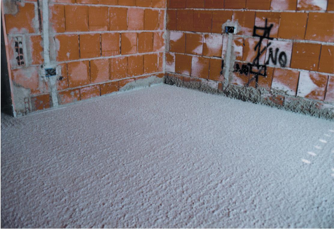 CALCESTRUZZO ALLEGGERITO CON POLISTIROLO ADDITIVATO