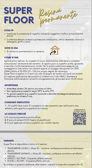 RINNOVO E PROTEZIONE  DI PAVIMENTAZIONI INDUSTRIALI GEAL
