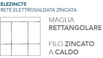 ELEZINC75 - RETE ELETTROSALDATA ZINCATA Elezinc ELEZINC75 - RETE ELETTROSALDATA ZINCATA