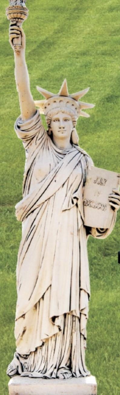 Statua della Libertà Adrano Calcestruzzi Statua della Libertà