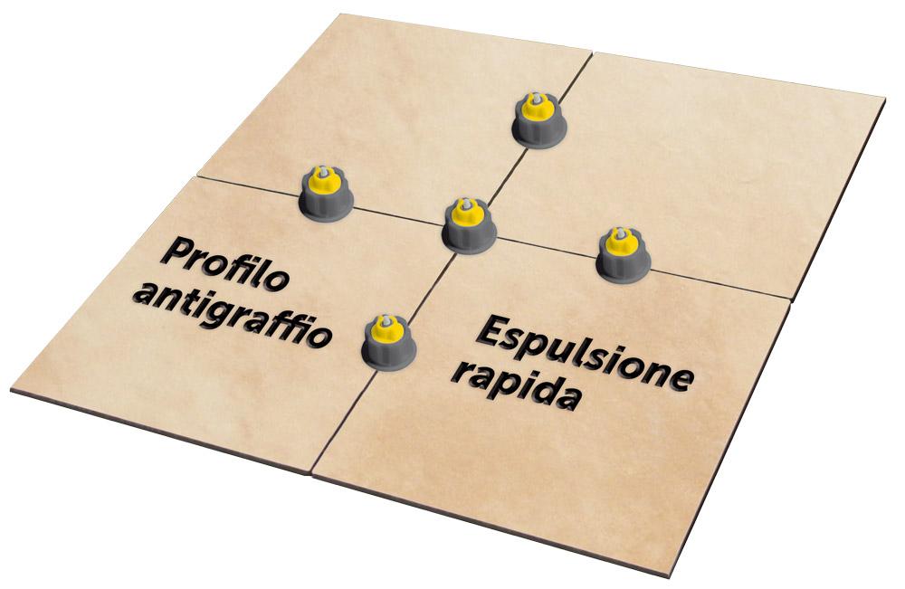 Tappo livellante rapido e sicuro GHELFI