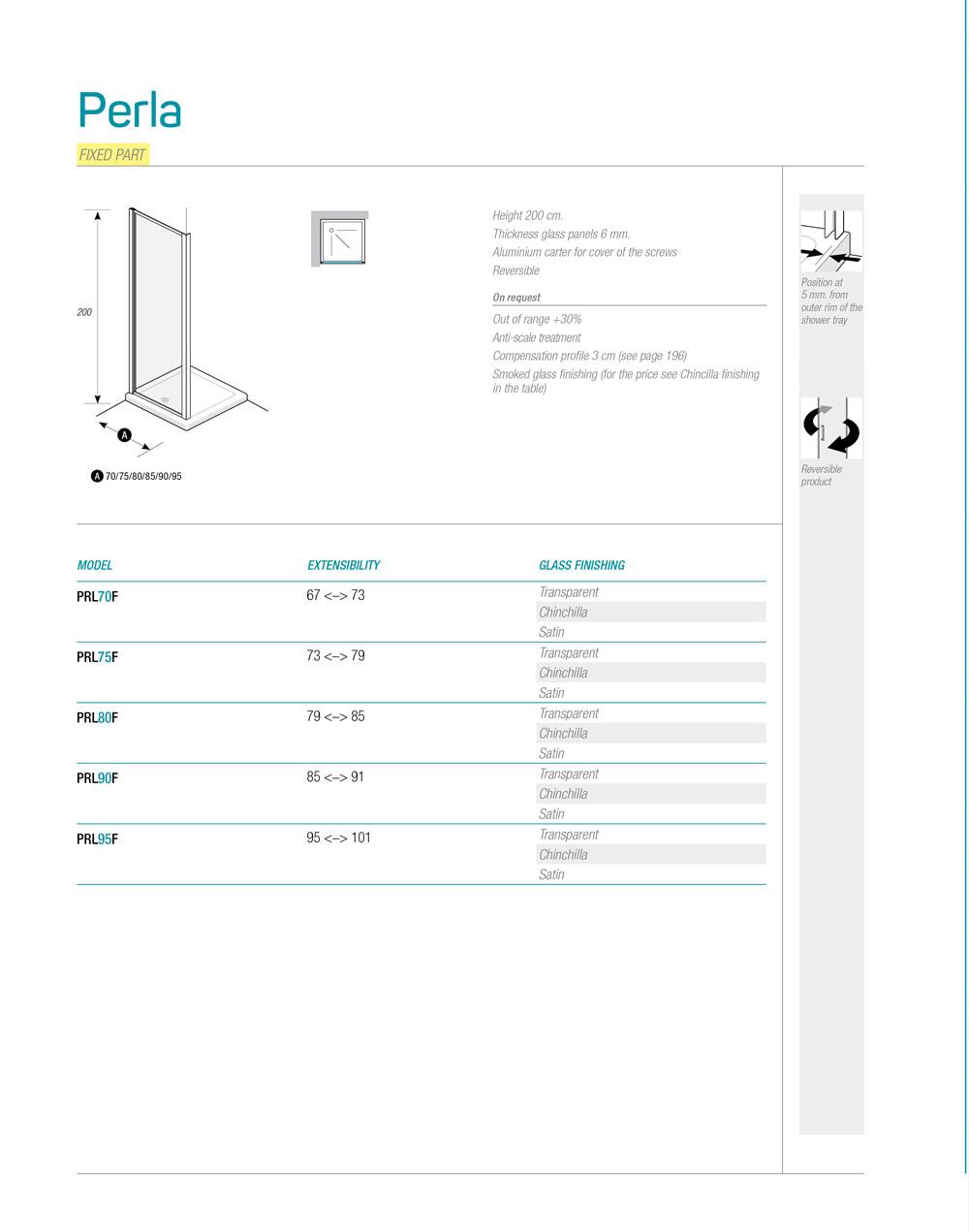 BOX DOCCIA PERLA PRL-F Thermodesign