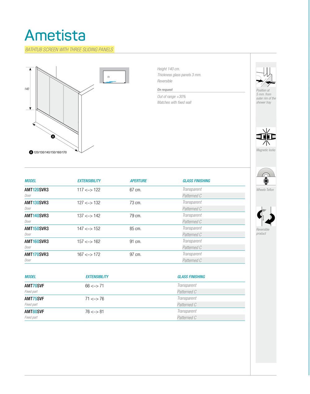SOPRA VASCA AMETISTA AMT-SVR3 Thermodesign