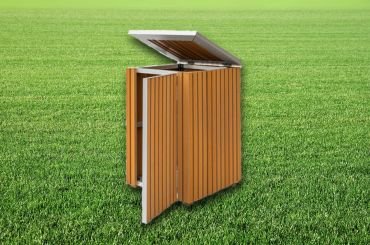 CESTINO SILVANO IN WPC SIGNOR VERDE MOD. ARREDO URBANO