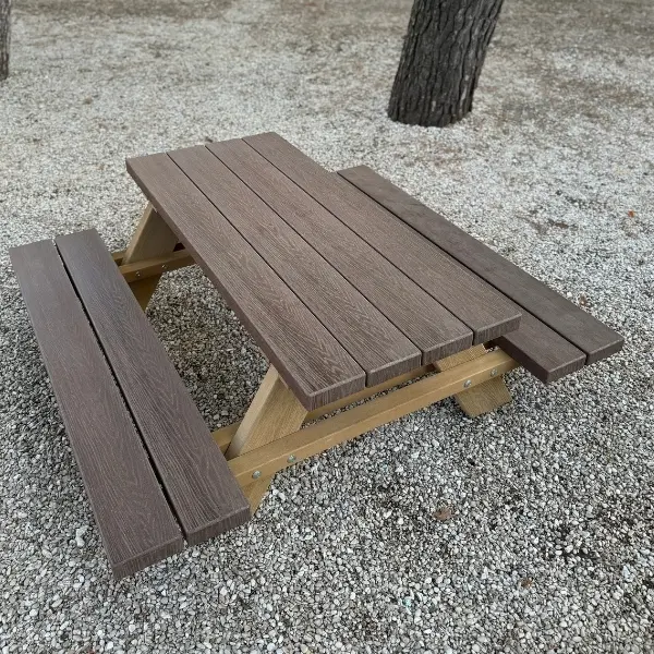 TAVOLO PIC-NIC IN LEGNO COMPOSITO SIGNOR VERDE MOD. BABY