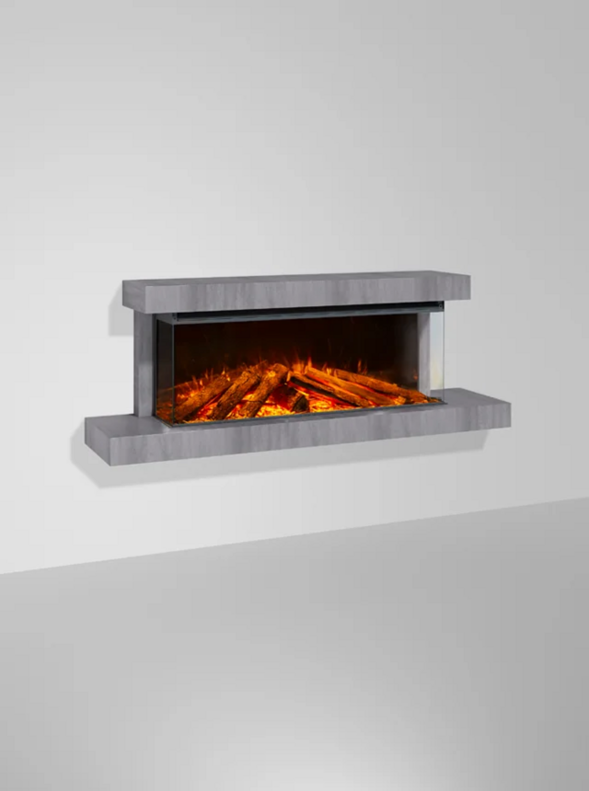 Camino Elettrico con cornice la nordica lumen 1200