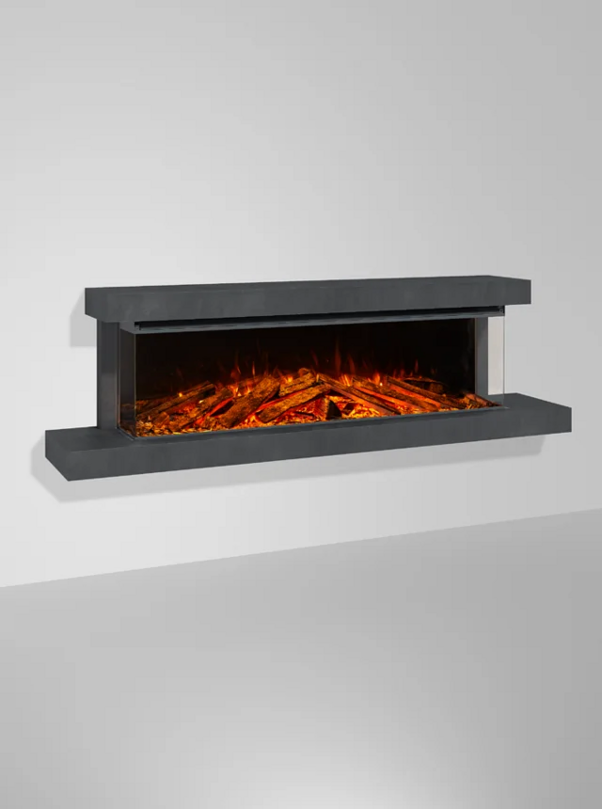 Camino Elettrico con cornice la nordica lumen 1600