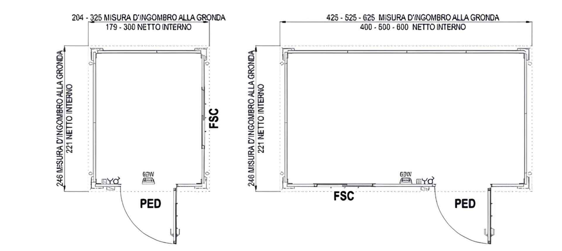 MONOBLOCCO PREFABBRICATO Serie SAPIC LARGE