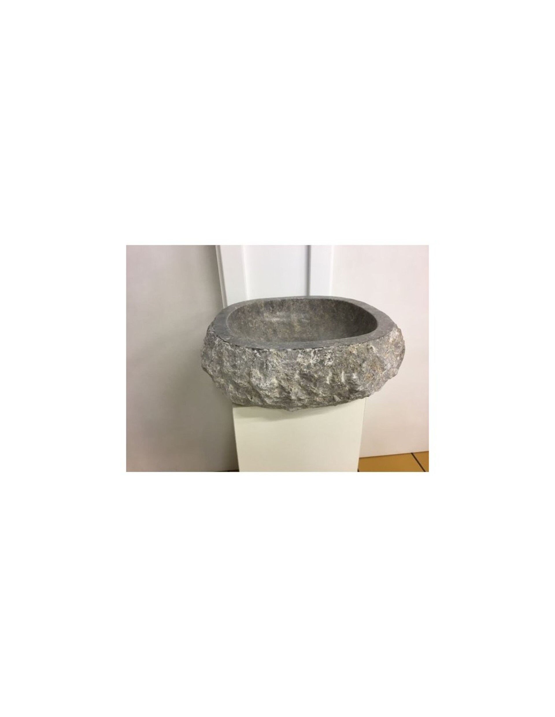 Lavabo Astratto Fumè in marmo Imso Ceramiche ISLAASFUD