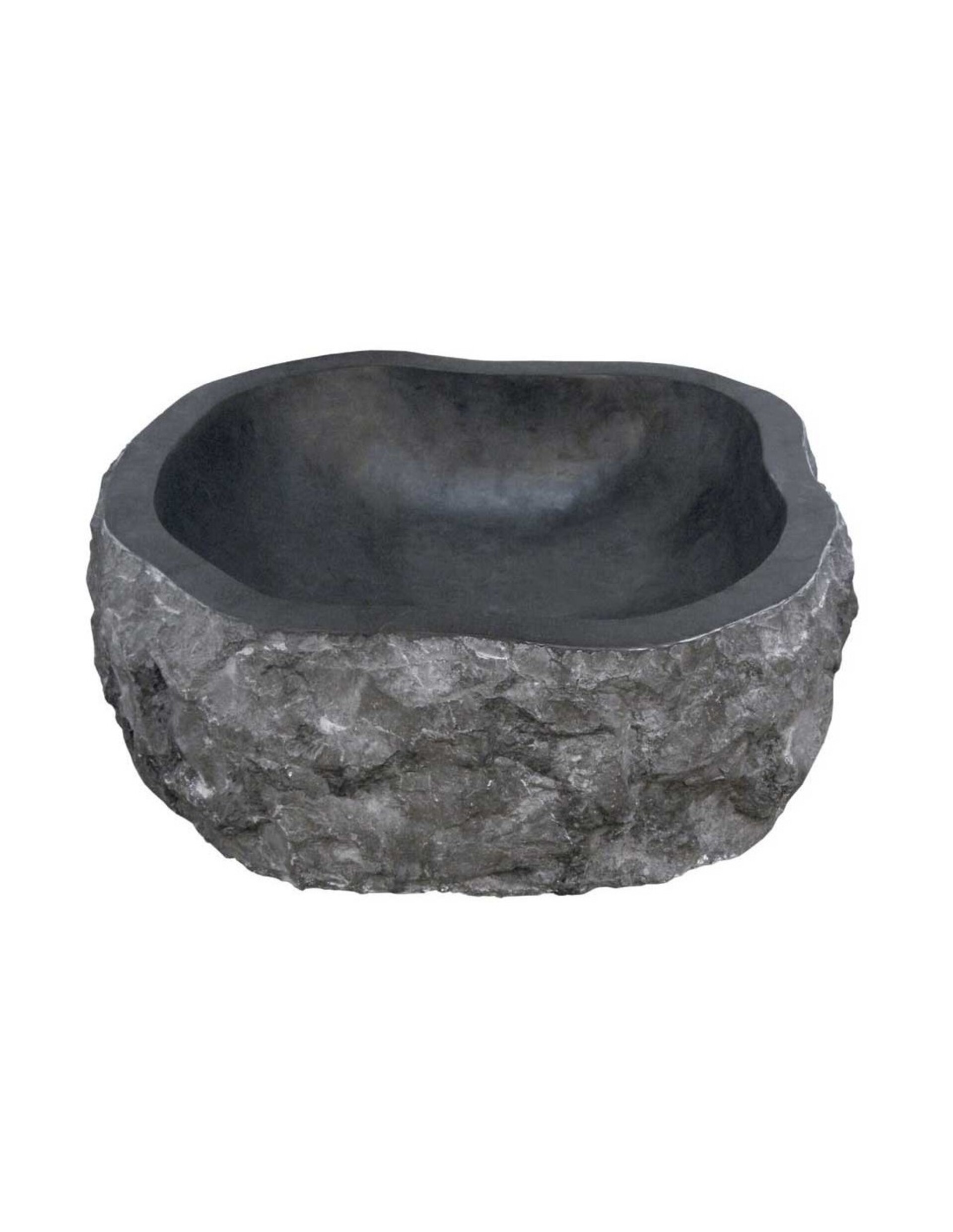 Lavabo Astratto Nero in marmo Imso Ceramiche ISLAASNED