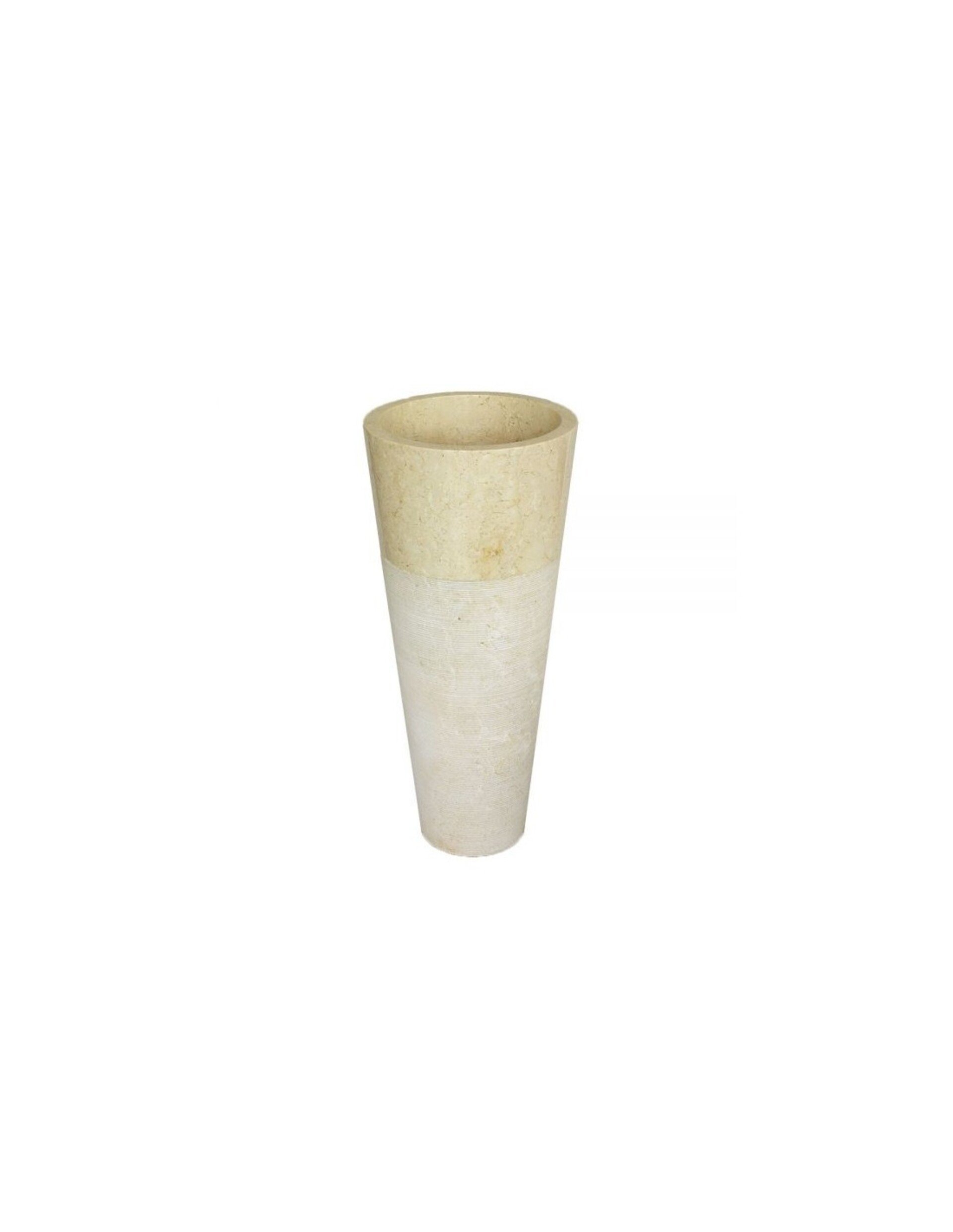 Lavabo Conico Beige in marmo lavorato Imso Ceramiche ISLACONBE