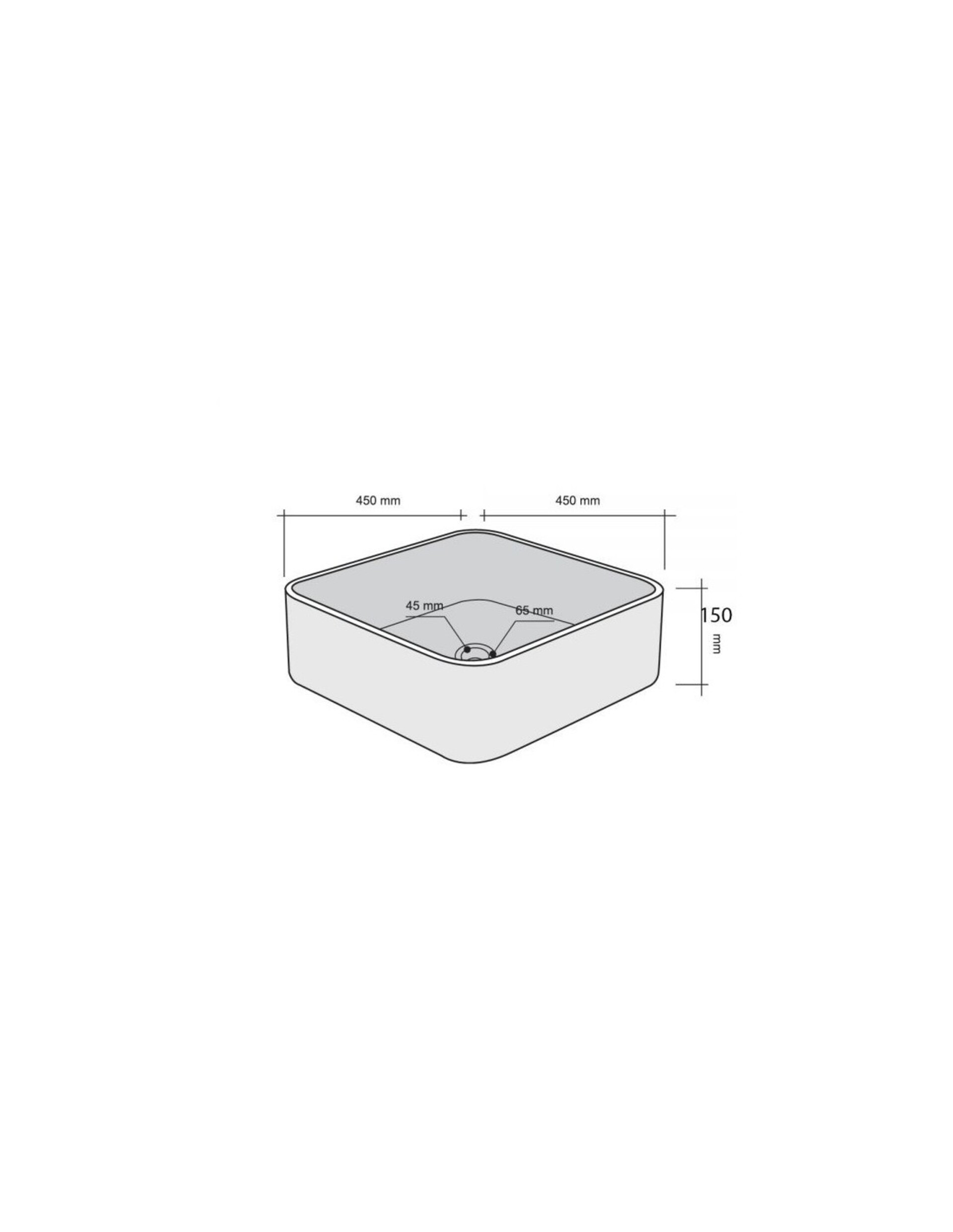 Lavabo Moderno Beige in marmo Imso Ceramiche ISLAMODBG