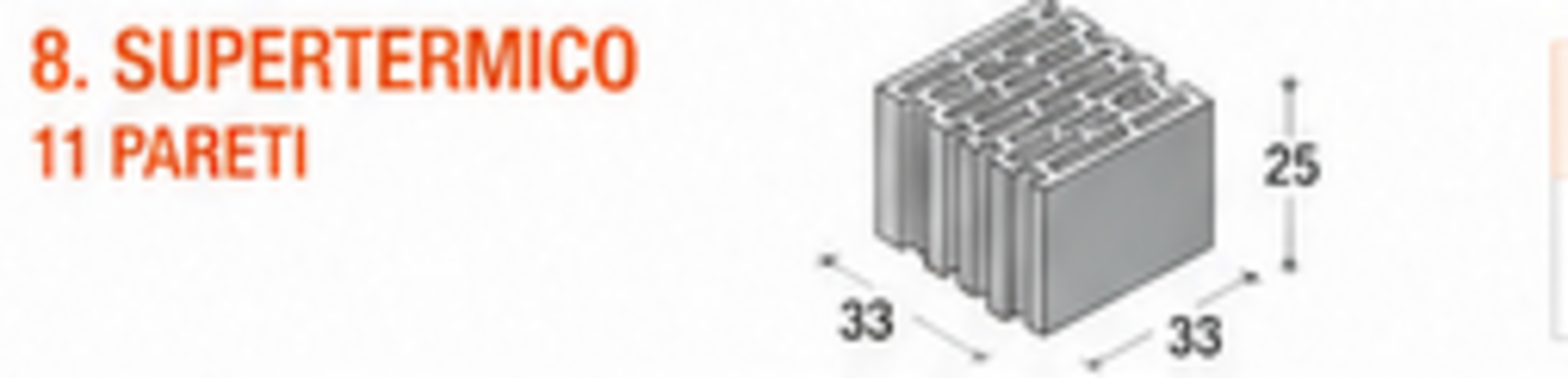 SUPERTERMICO Paviblok per murature ad altissima efficienza energetica.