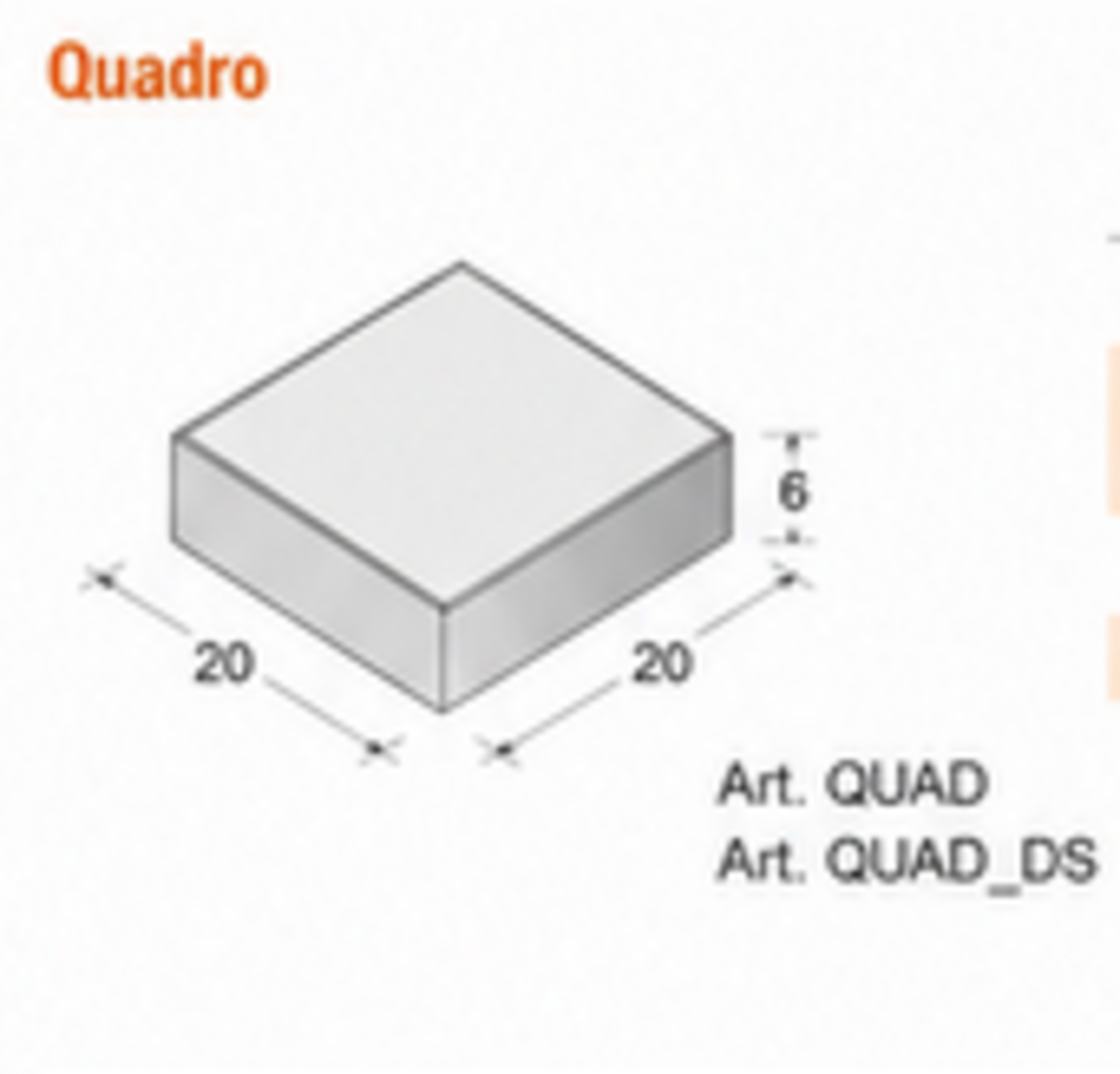 QUADRO Paviblok per pavimentazioni esterne moderne, resistenti e di design.