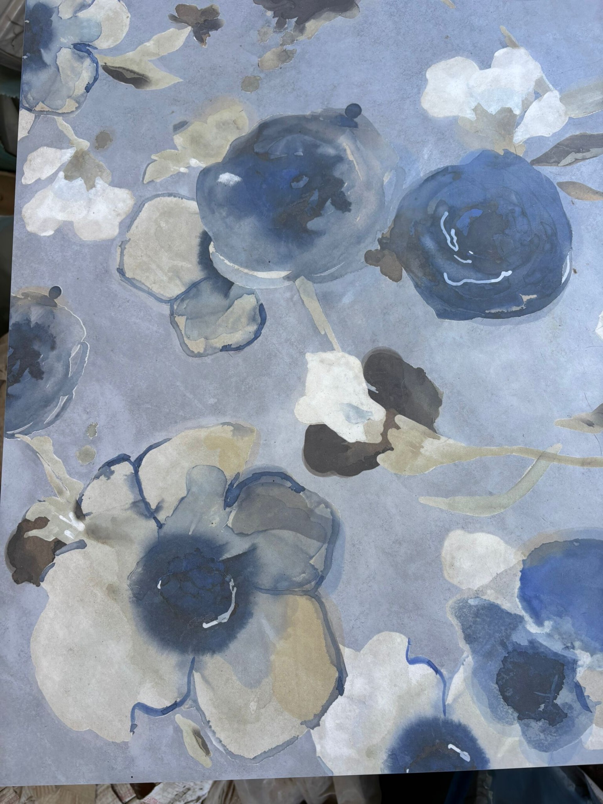 Gres Fiorato Blu 60x120 Decora Deck Floor