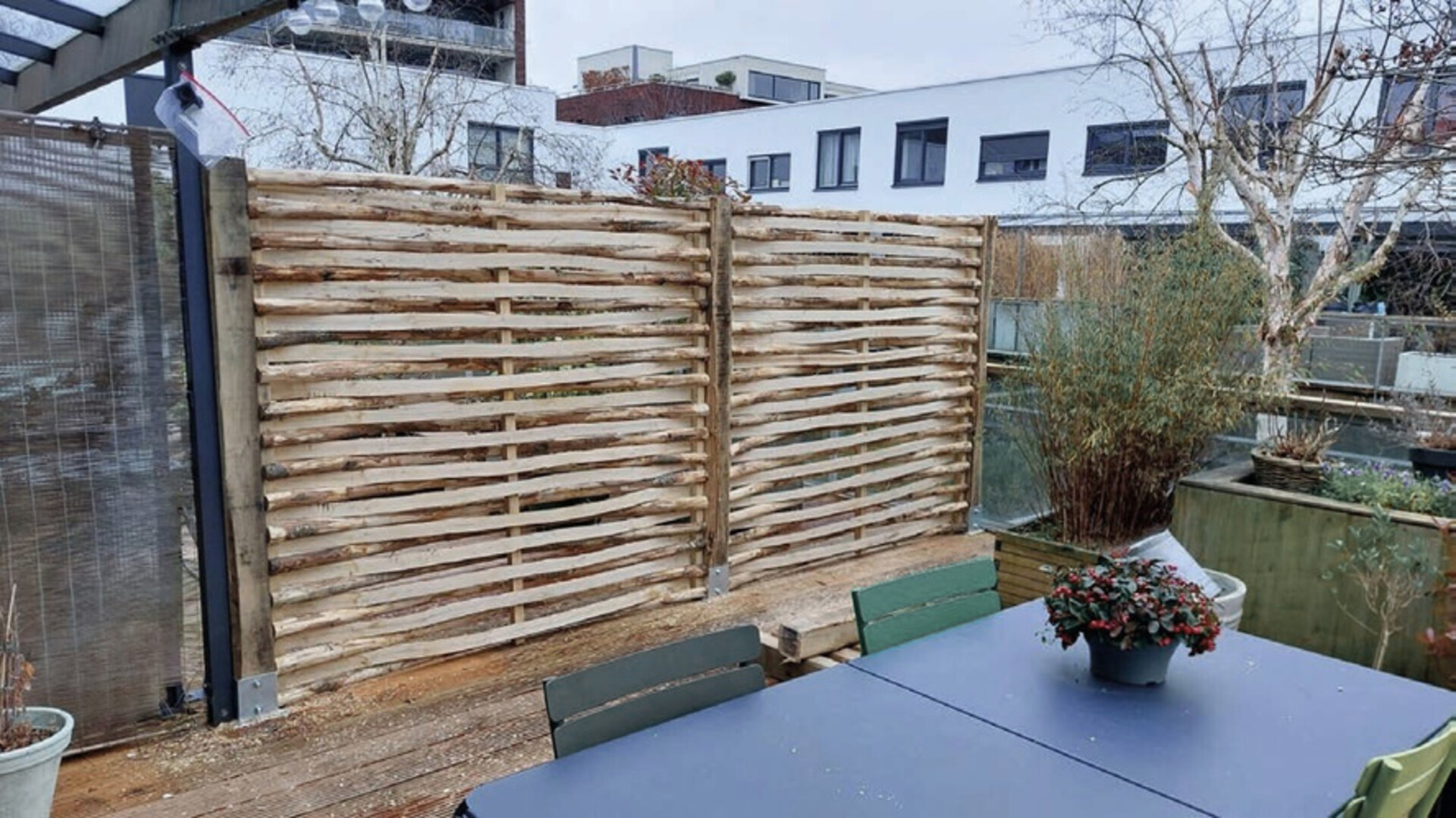 Pannello per recinzione in castagno Spadola 120x150 cm ELLEURBAN Pannello Spadola 120x150