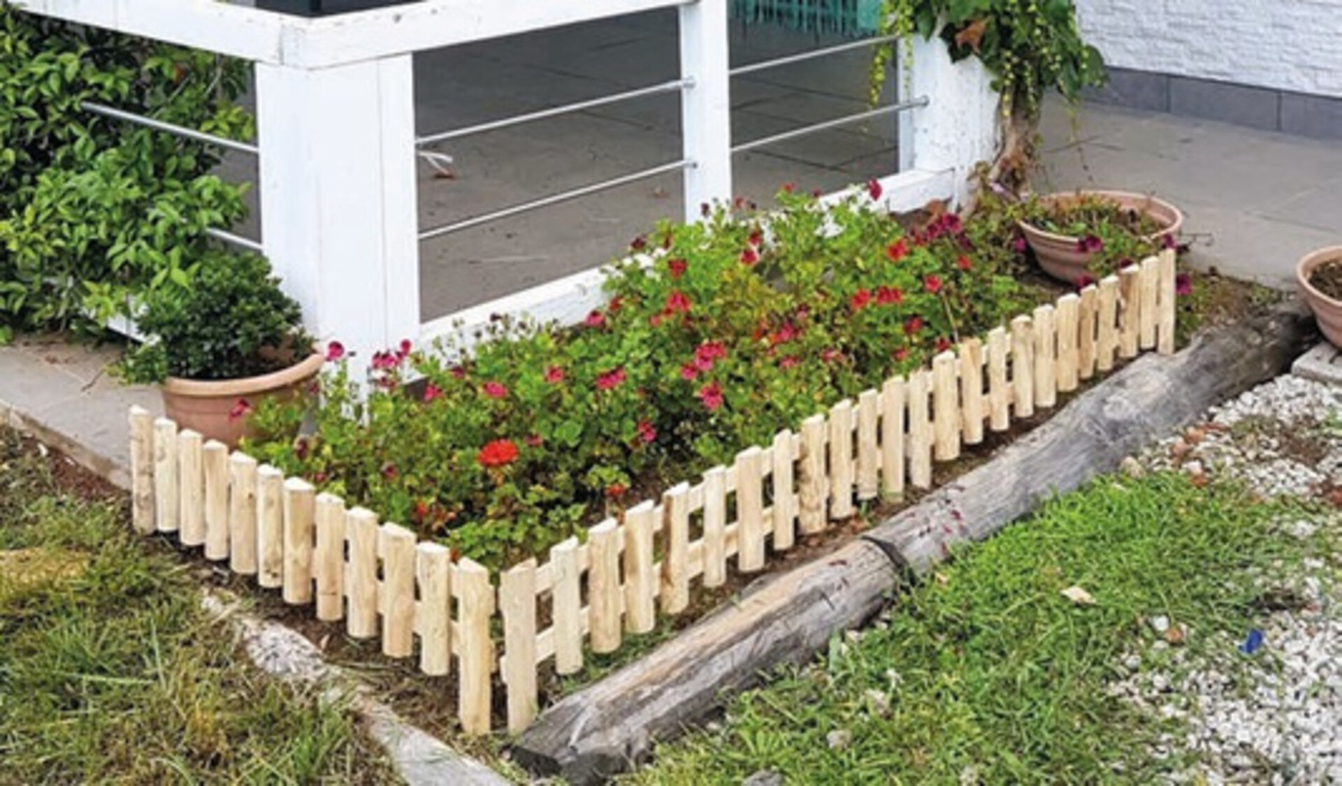 Mini recinzione Tropea 20/40 x 100 cm ELLEURBAN Mini Tropea 20/40 x 100 cm
