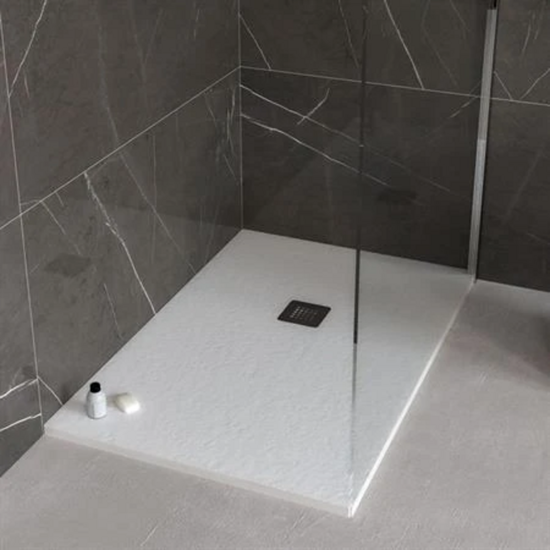 Piatto Doccia Ponsi Stone 70×90 Bianco Effetto Pietra Slim