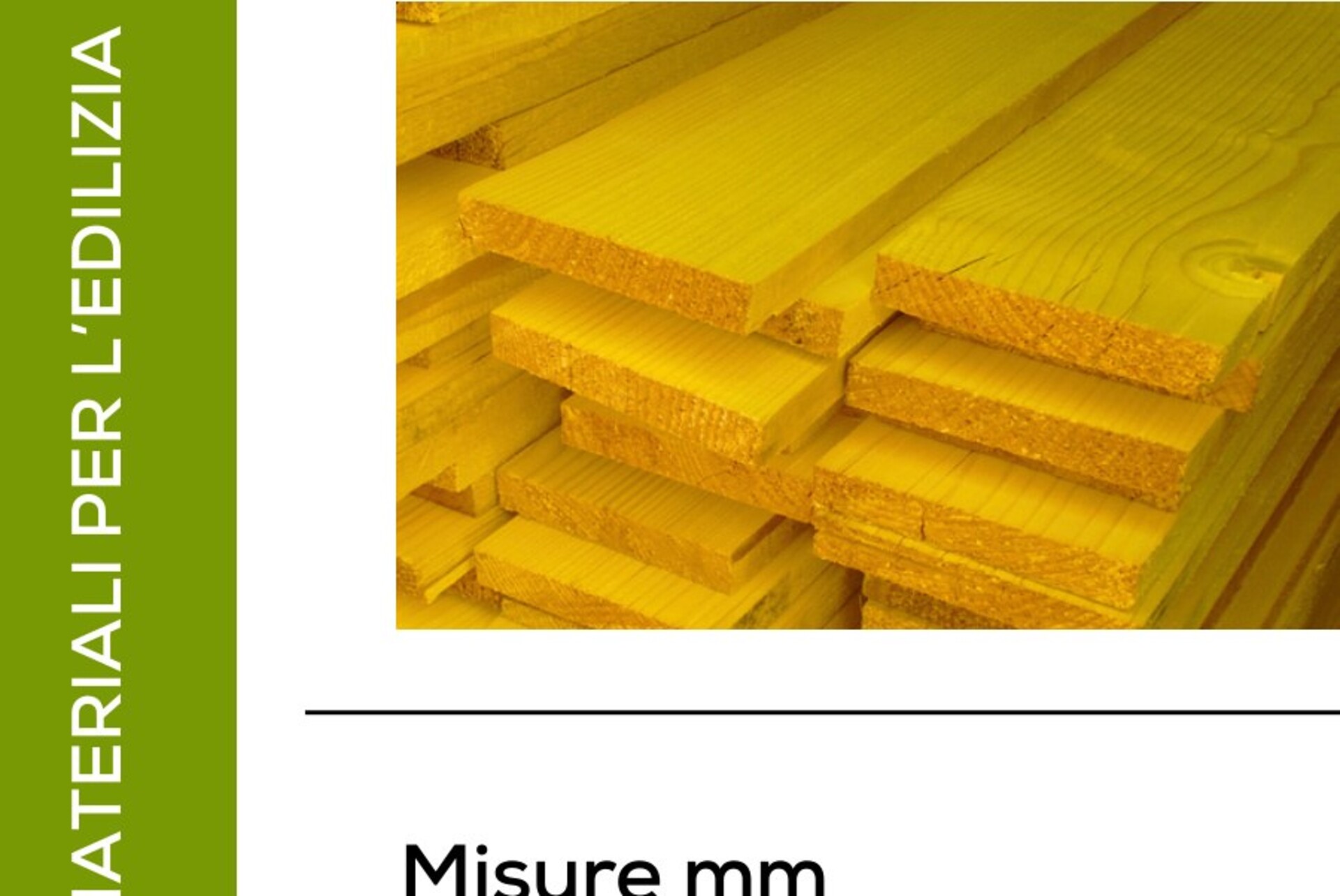 Cassaforma in legno per getti in calcestruzzo 27x50x250 mm Gaspare Mirrione Casseformi