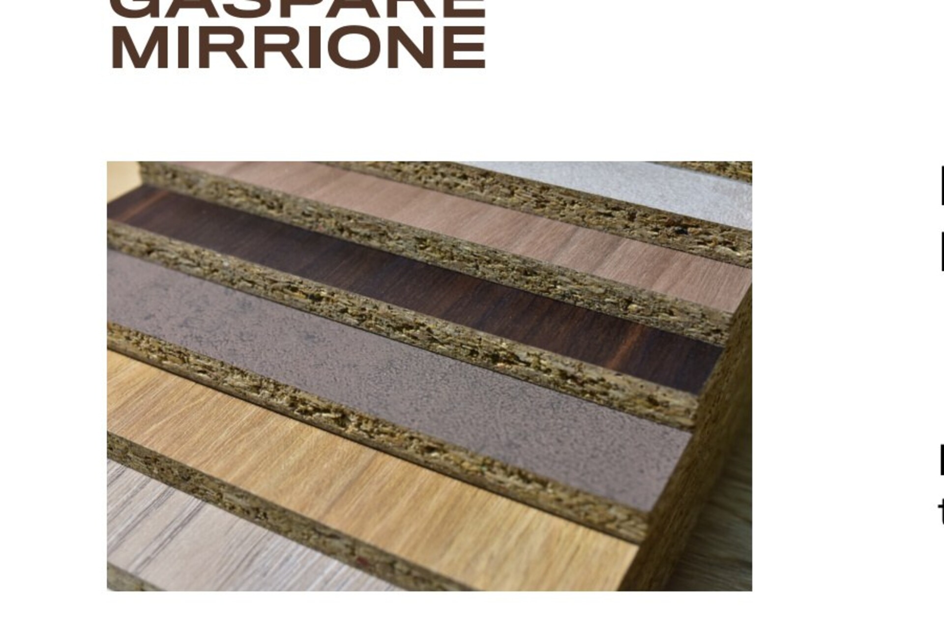 Pannello nobilitato Noce Chiaro 18x2800x2120 mm Gaspare Mirrione Nobilitato Noce Chiaro A 585 PS 14