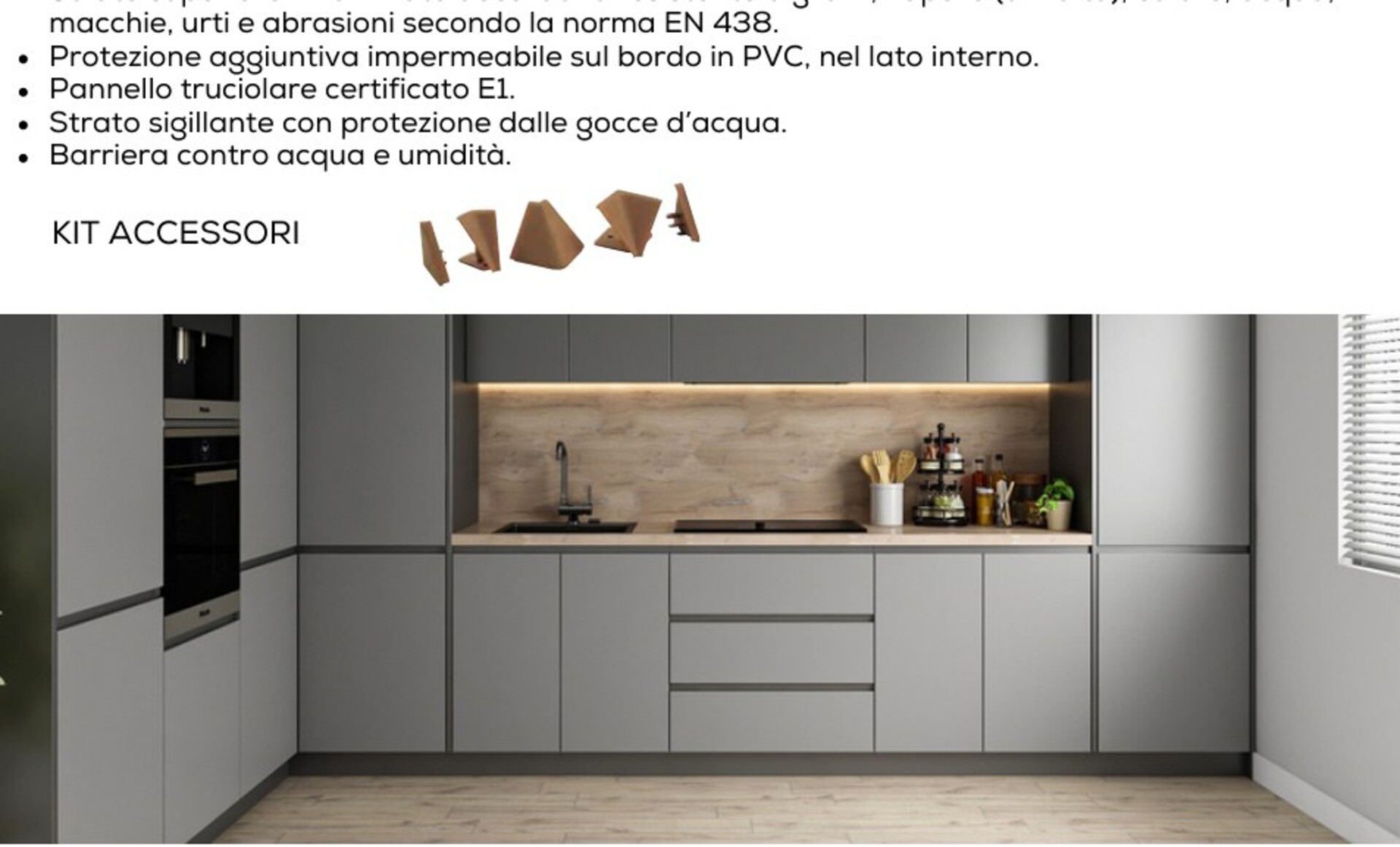 Top cucina idrofugo Rovere Celtic Gaspare Mirrione Top idrofugo Rovere Celtic A 906 PS 81