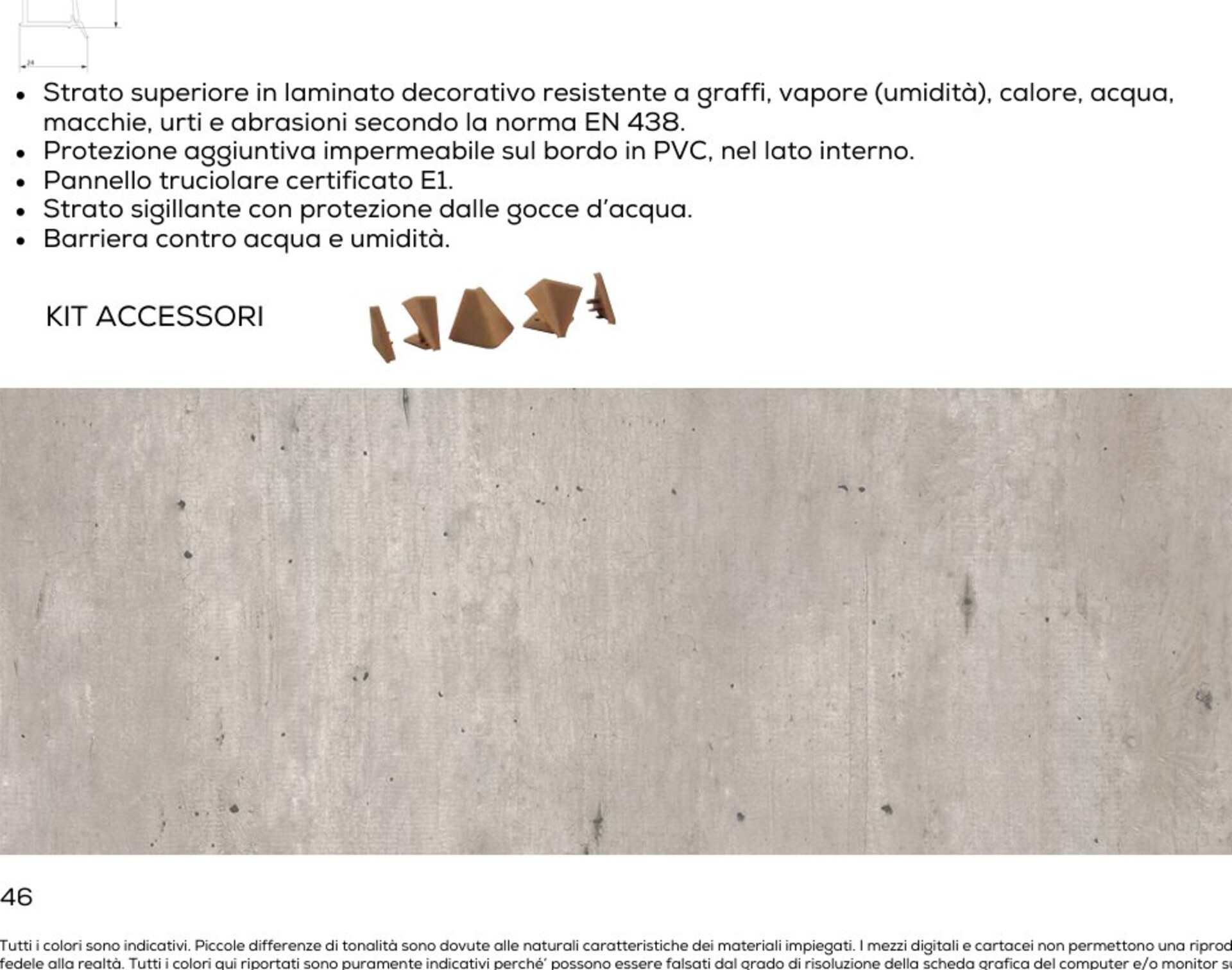 Top cucina idrofugo California Gaspare Mirrione Top idrofugo California F 059 PS 52
