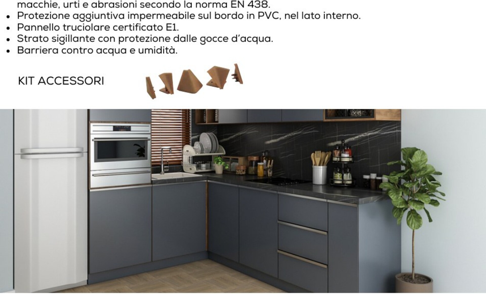 Top cucina idrofugo Palazzo Gaspare Mirrione Top idrofugo Palazzo F 089 PS 69