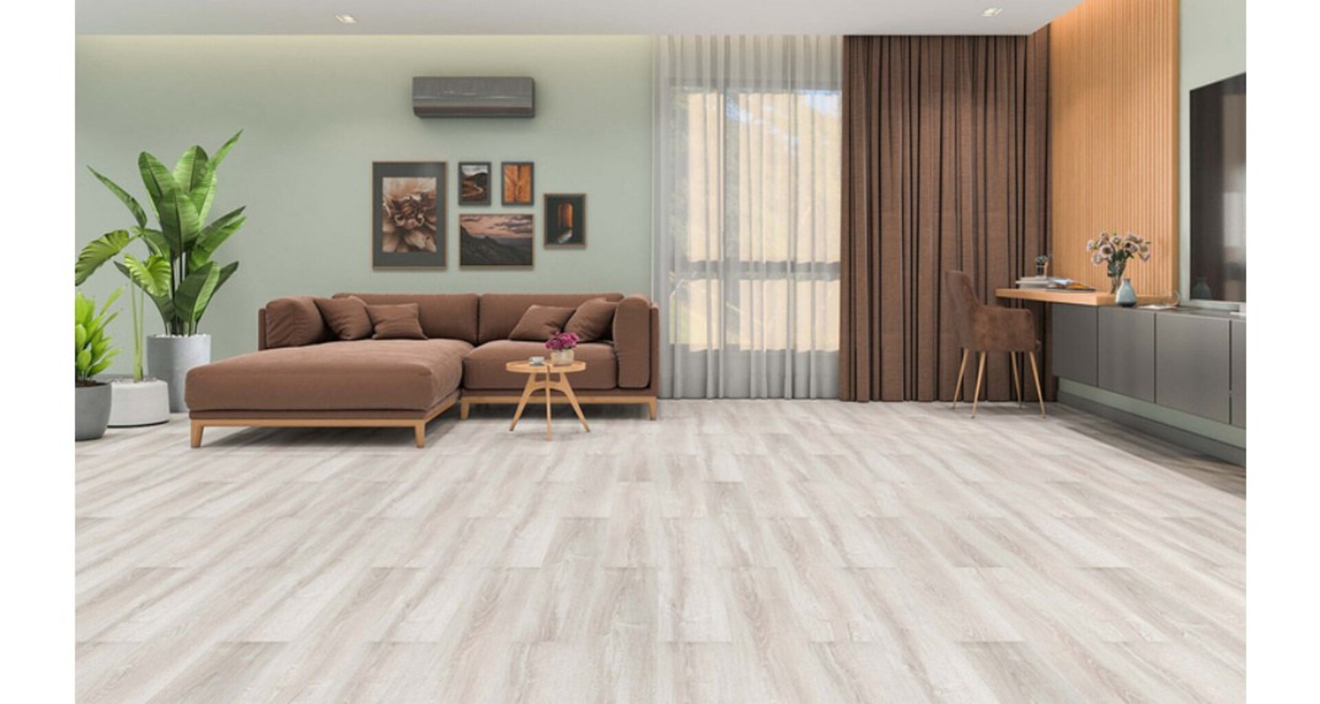 Pavimento laminato FIX AC3 Rovere Grigio - BORA 7x197x1205 mm Gaspare Mirrione FIX AC3 Rovere Grigio BORA