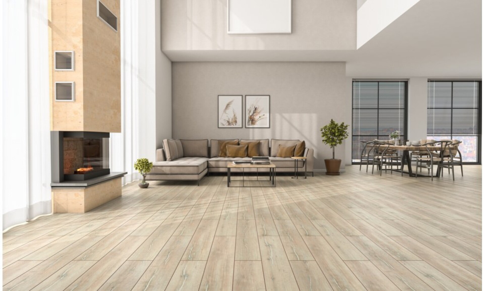 Pavimento laminato URBAN AC4 Genova 8x197x1205 mm Gaspare Mirrione URBAN AC4 Genova