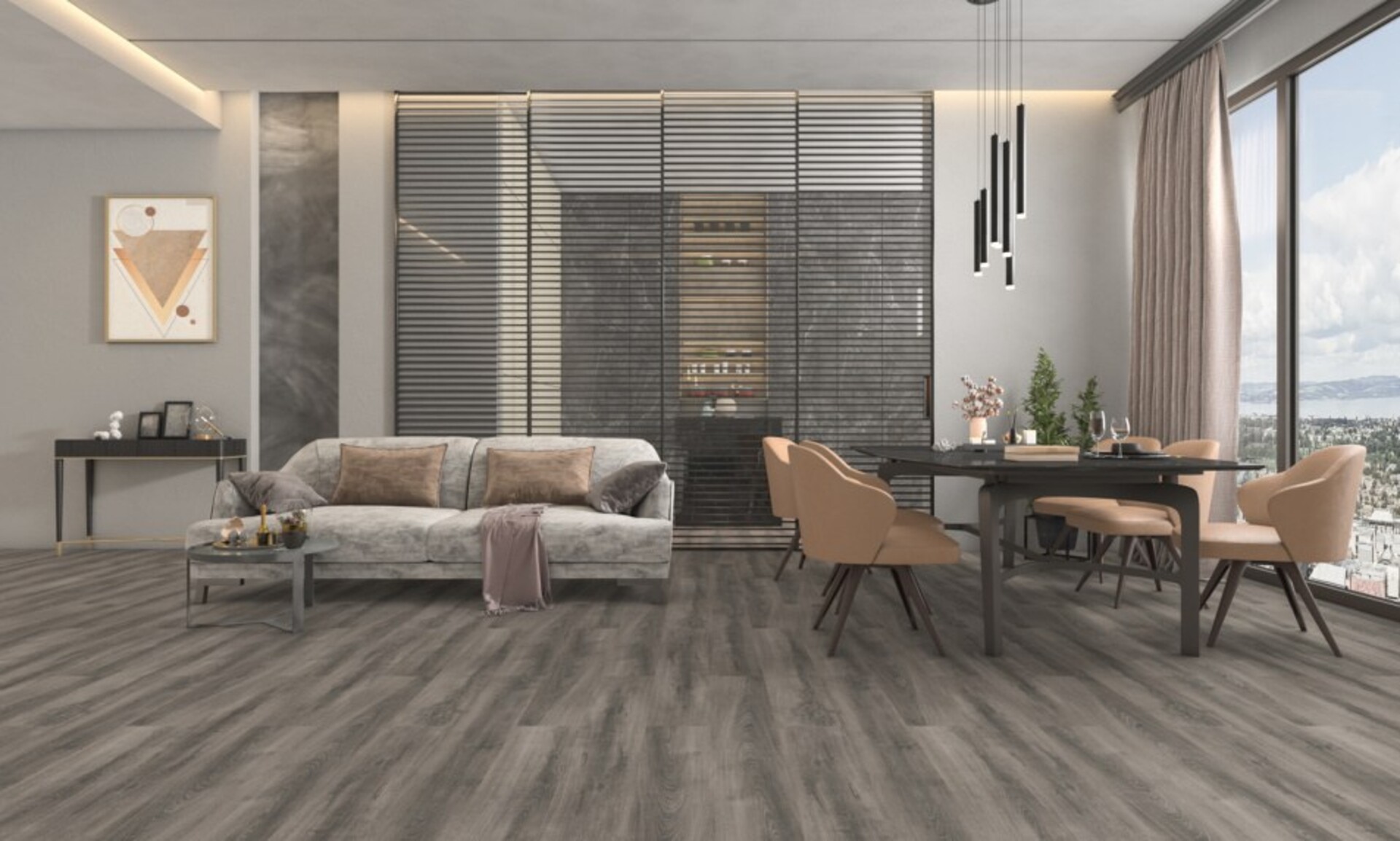 Pavimento laminato URBAN AC4 Jawa 8x197x1205 mm Gaspare Mirrione URBAN AC4 Jawa