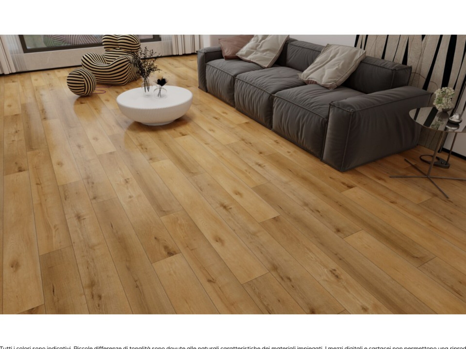 Pavimento SPC Natural Oak 5x228x1220 mm Gaspare Mirrione SPC WD 006 Natural Oak